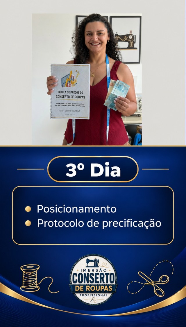 3º dia: posicionamento e protocolo de precificação
